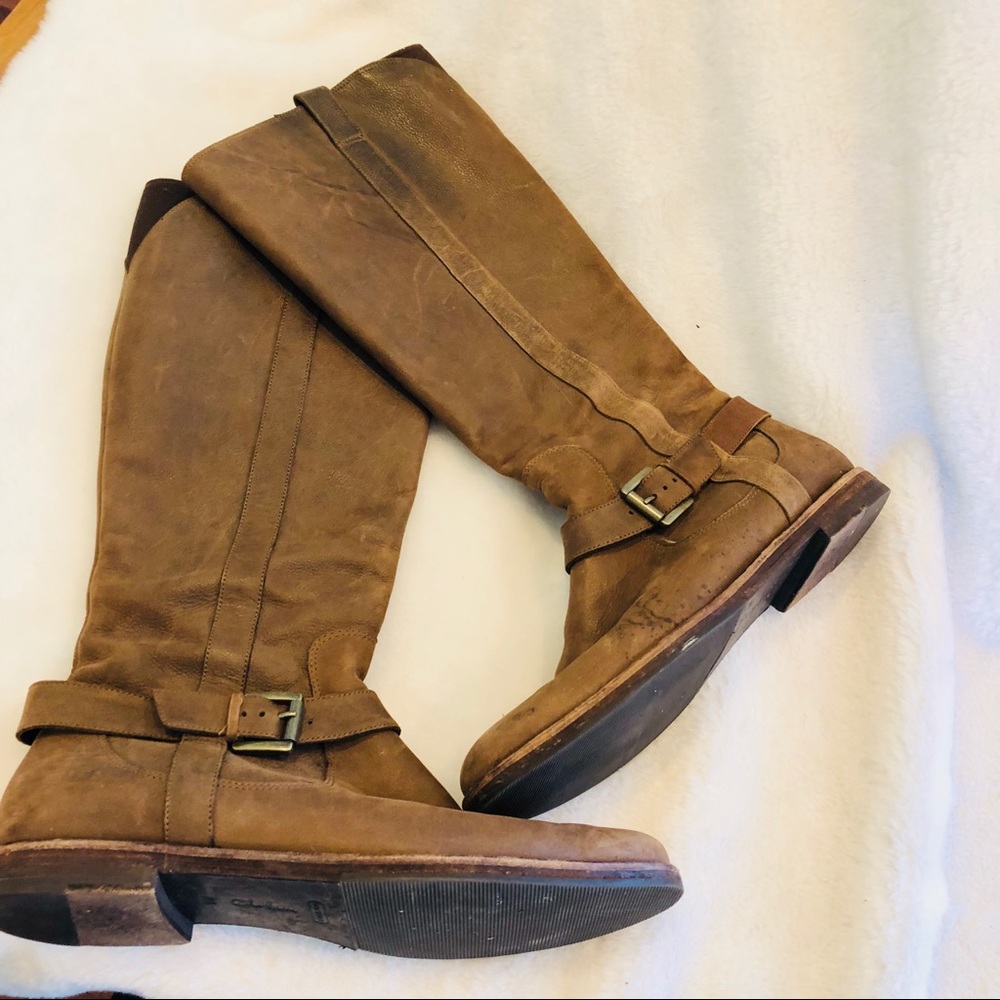 Cole Haan Nike Air harness distressed boot 7.5